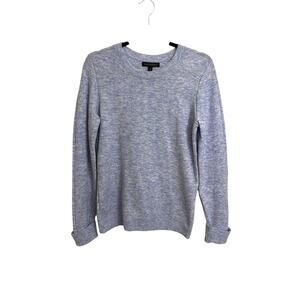 Banana Republic Sweater Womens Medium Blue Aire Cuff Crew Neck Pullover NWT